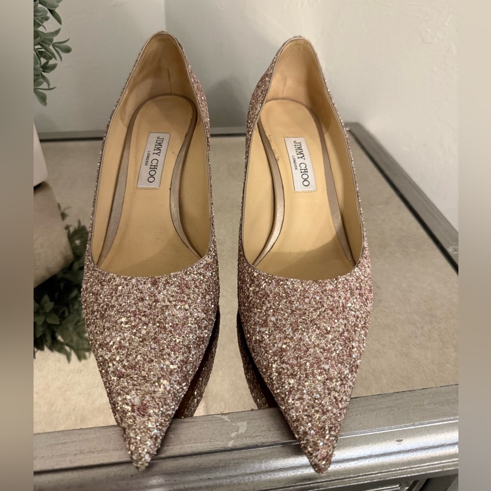 JIMMY CHOO Love 65 Rosewood Pumps